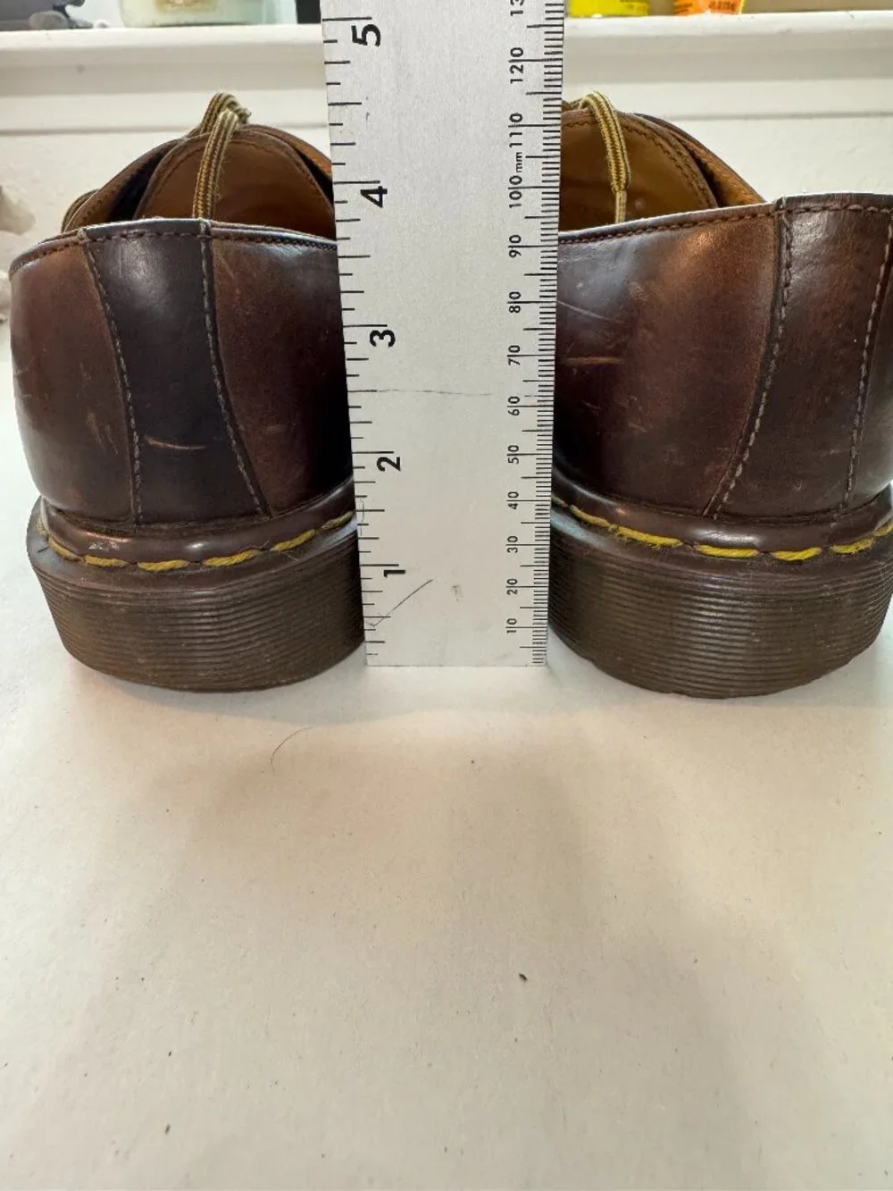 Dr. Martens Leather Oxford 1561 Shoes Men's Size 10 Brown Matte Finish Vintage